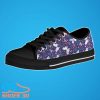 Blue Butterfly Print Men’S Low Top Canvas Best Gift For Men And Women