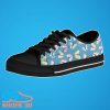 Butterfly Floral Print Men’S Low Top Canvas Best Gift For Men And Women
