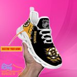 Boston Bruins Personalized Name NHL New Luxury Max Soul Shoes Best Gift For Fans Product Photo 3