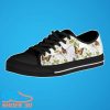 Butterfly Floral Print Men’S Low Top Canvas Best Gift For Men And Women