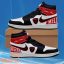 Melbourne Demons AFL Air Jordan Hightop Custom Name Product Photo 2