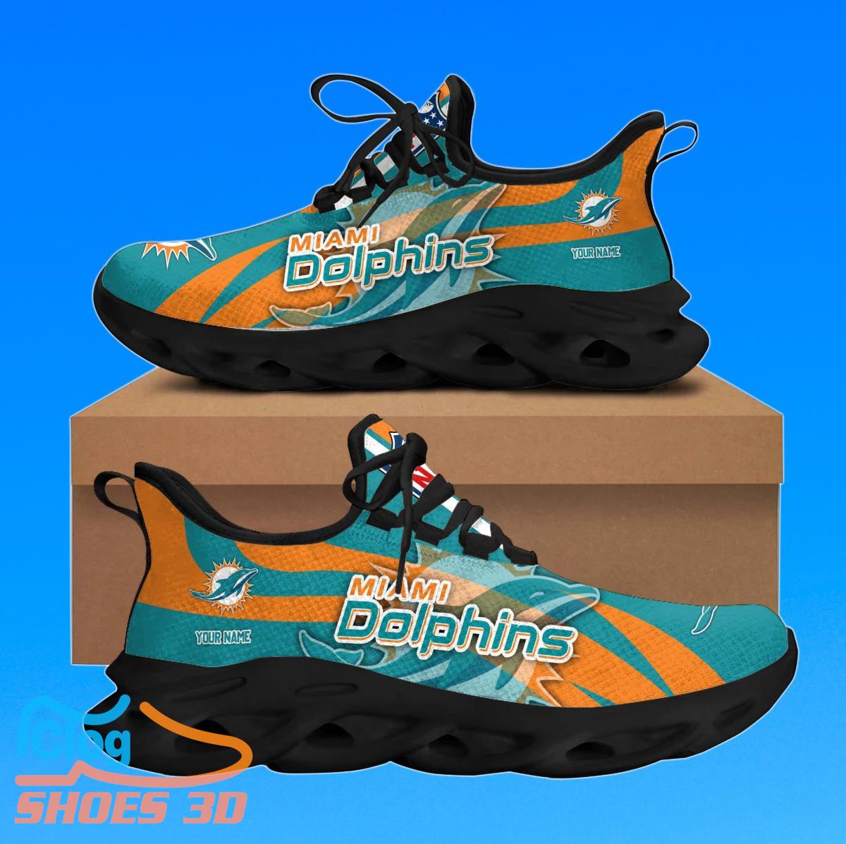 Miami Dolphins-Personalized Max Soul Shoes Best Gift For Men And Women Fans Product Photo 1