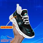 Miami Dolphins-Personalized NFL Neon Light Max Soul Shoes Best Gift For Men And Women Fans Product Photo 3