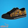 Monarch Butterfly Print Men’S Low Top Canvas Best Gift For Men And Women