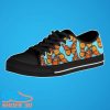 Multicolor Butterfly Print Men’S Low Top Canvas Best Gift For Men And Women