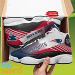 New England Patriots Jordan 13 Sneakers Custom Name Best Gift For Men And Women Product Photo 1