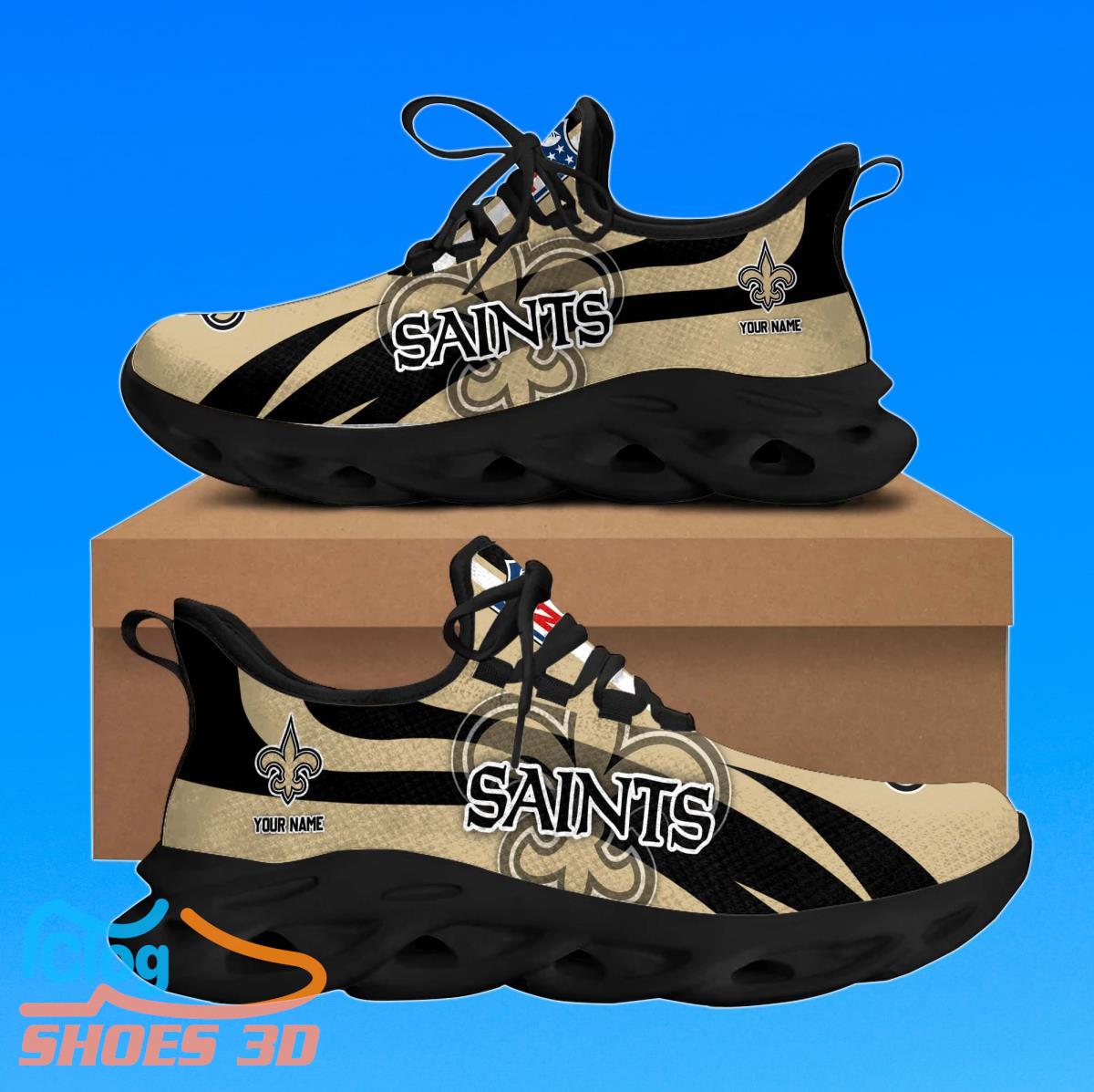 New Orleans Saints-Personalized Max Soul Shoes Best Gift For Men And Women Fans Product Photo 1