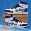 North Melbourne Kangaroos AFL Air Jordan Hightop Custom Name Product Photo 2