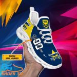 North Queensland Cowboys NRL Custom Name And Number Max Soul Shoes Unique Gift For Fans Product Photo 3