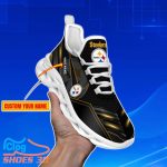 Pittsburgh Steelers-Personalized NFL Neon Light Max Soul Shoes Best Gift For Men And Women Fans Product Photo 3