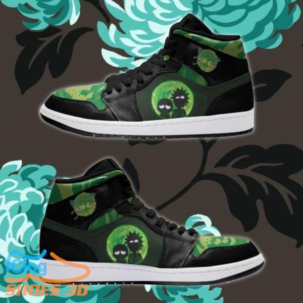 Rick and Morty Air Jordan Hightop Style Gift Men Women