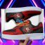 San Francisco 49ers Football Team Style Design Air Force Shoes For Real Fans Product Photo 2