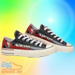 San Francisco 49ers New Low Top Shoes Canvas Shoes 05 Product Photo 3