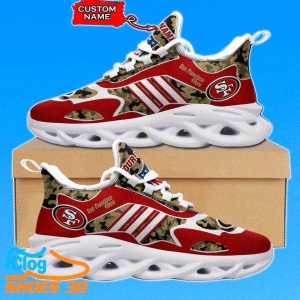 San Francisco 49ers-Personalized Max Soul Shoes Unique Gift For Men And Women Fans