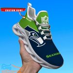 Seattle seahawks Personalized Custom Name Max Soul Shoes Best Gift For Men And Women Fans Product Photo 3