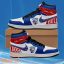 Western Bulldogs AFL Air Jordan Hightop Custom Name Product Photo 2