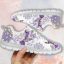 Alzheimer Awareness Hummingbird Mandala Casual Running Sneakers Product Photo 2