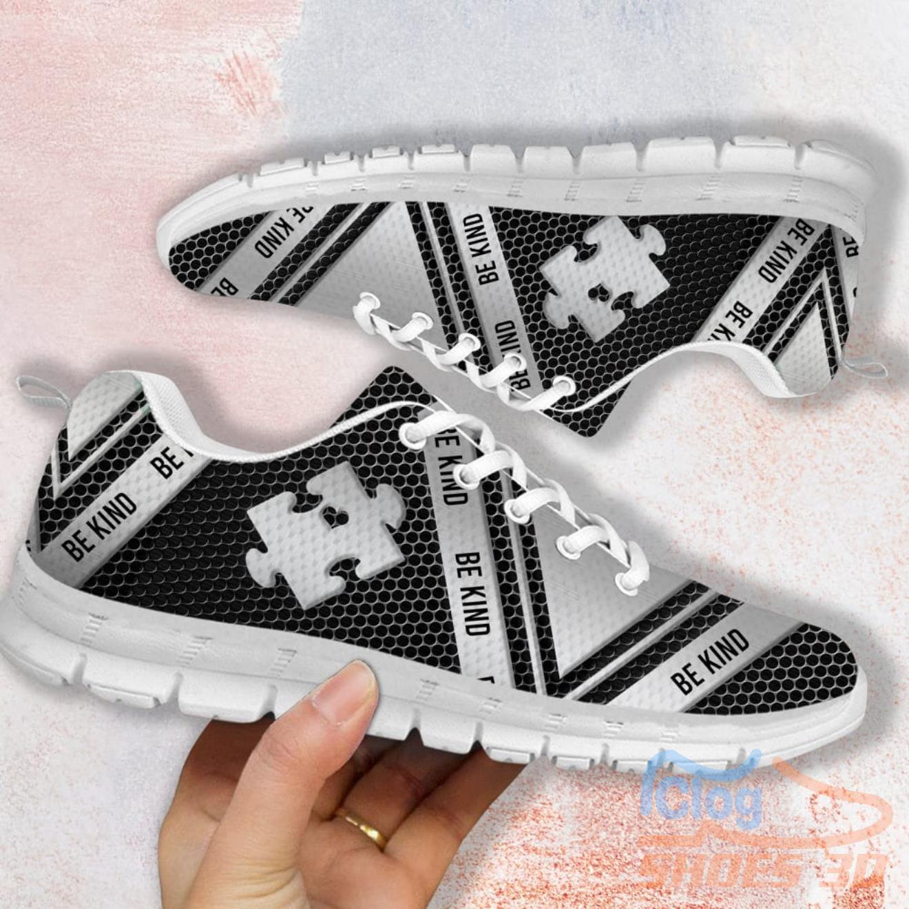 Be Kind Autism Awareness Casual Running Sneakers Be Kind Autism Awareness Casual Running Sneakers
