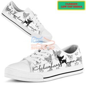 Chihuahuas Mama Mother’s Day Gift Fashion Low Top Shoes Product Photo 1