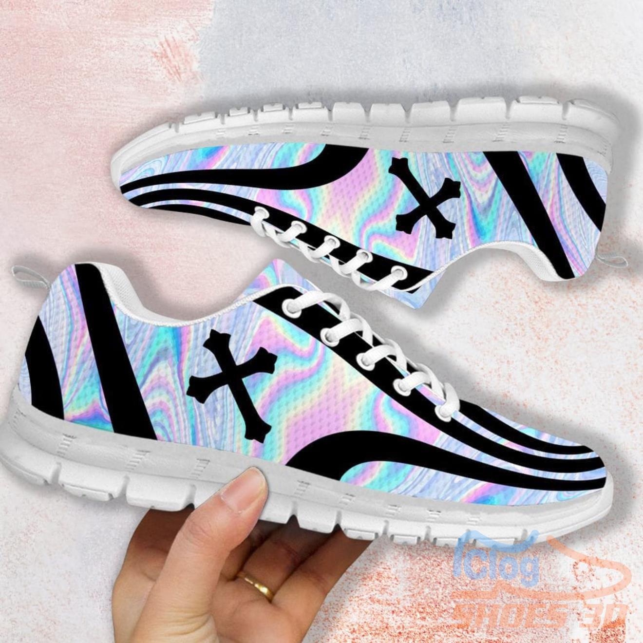 Christian Cross Pink Casual Running Sneakers Christian Cross Pink Casual Running Sneakers
