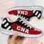 CNA Nursing Red And Black Casual Running Sneakers Product Photo 2