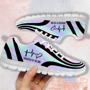Daughter Of The King Nurse Pink Casual Running Sneakers Product Photo 2