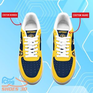Denver Nuggets NBA Air Force Shoes Personalized For Real Fans 1 Denver Nuggets NBA Air Force Shoes Personalized For Real Fans Product Photo 2