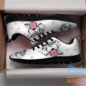 Dog With Pink Paws Casual Running Sneakers 2 Dog With Pink Paws Casual Running Sneakers Product Photo 3