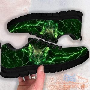 Dragon Green Casual Running Sneakers For Men Women Product Photo 1