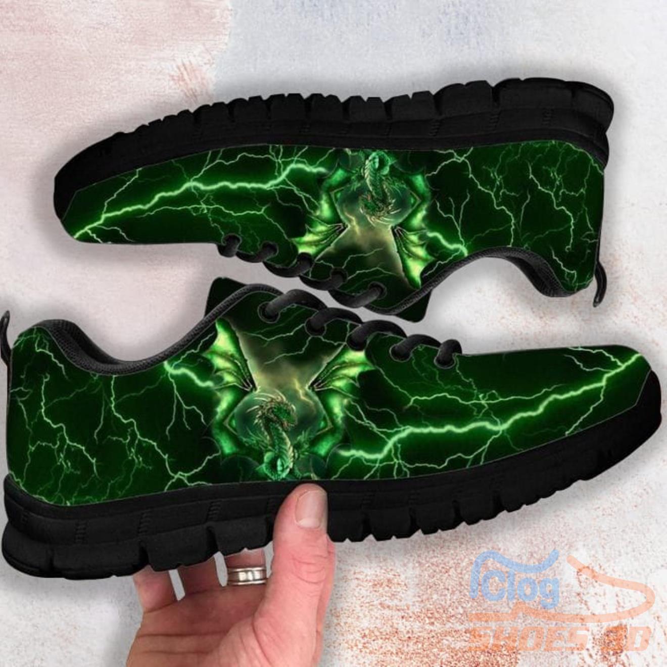 Dragon Green Casual Running Sneakers For Men Women 4 Dragon Green Casual Running Sneakers For Men Women Product Photo 1