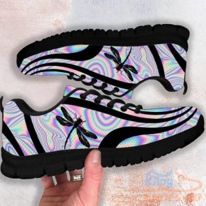 Dragonfly Pink Casual Running Sneakers Product Photo 1