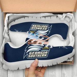 Georgia Southern Eagles Casual Sneakers For Sport Fans Product Photo 2