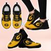 Green Bay Packers Tiger Skin Stripes Pattern Printed Casual Sneakers For Sport Fans Green Bay Packers Tiger Skin Stripes Pattern Printed Casual Sneakers For Sport Fans
