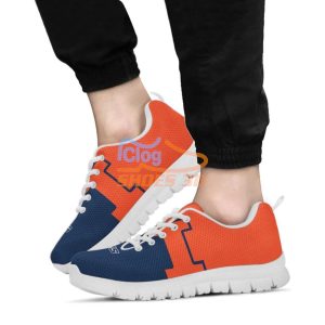 Illinois Fighting Illini Casual Sneakers For Sport Fans 1 Illinois Fighting Illini Casual Sneakers For Sport Fans Product Photo 2