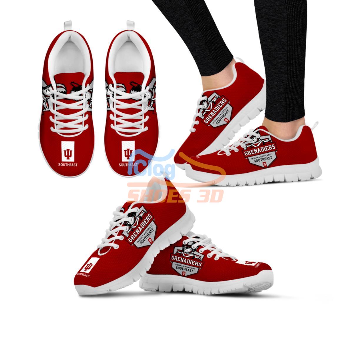 Indiana University Southeast Grenadiers Casual Sneakers For Sport Fans Indiana University Southeast Grenadiers Casual Sneakers For Sport Fans