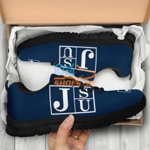 Jackson State Tigers Casual Sneakers For Sport Fans Product Photo 3
