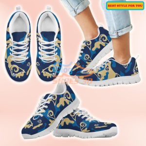 Los Angeles Rams Military Solider Style Casual Sneakers For Sport Fans Product Photo 2