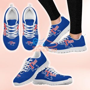 Louisiana Tech Bulldogs Casual Sneakers For Sport Fans Product Photo 4