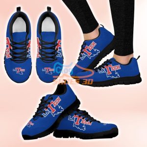 Louisiana Tech Bulldogs Casual Sneakers For Sport Fans Product Photo 1