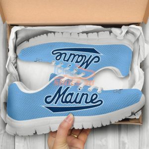 Maine Black Bears Casual Sneakers For Sport Fans 1 Maine Black Bears Casual Sneakers For Sport Fans Product Photo 2