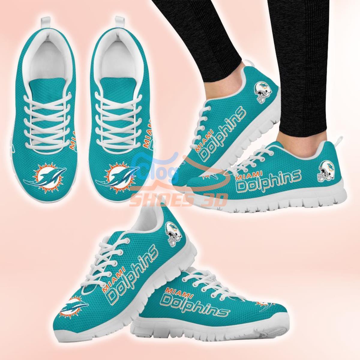 Miami Dolphins Casual Sneakers For Sport Fans Miami Dolphins Casual Sneakers For Sport Fans