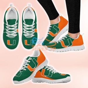Miami Hurricanes Casual Sneakers For Sport Fans Product Photo 4