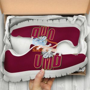 Minnesota Duluth Bulldogs Casual Sneakers For Sport Fans Product Photo 2