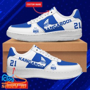 North Melbourne Kangaroos AFL Personalized Air Force Shoes For Men Women 2 North Melbourne Kangaroos AFL Personalized Air Force Shoes For Men Women Product Photo 3