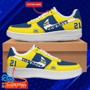 North Queensland Cowboys NRL Personalized Air Force Shoes For Men Women Product Photo 2