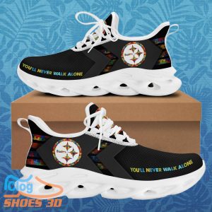 Pittsburgh Steelers Autism Max Soul Sneakers Best Gift 1 Pittsburgh Steelers Autism Max Soul Sneakers Best Gift Product Photo 2