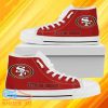San Francisco 49Ers NFL Hulk Punch Custom High Top Canvas Shoes