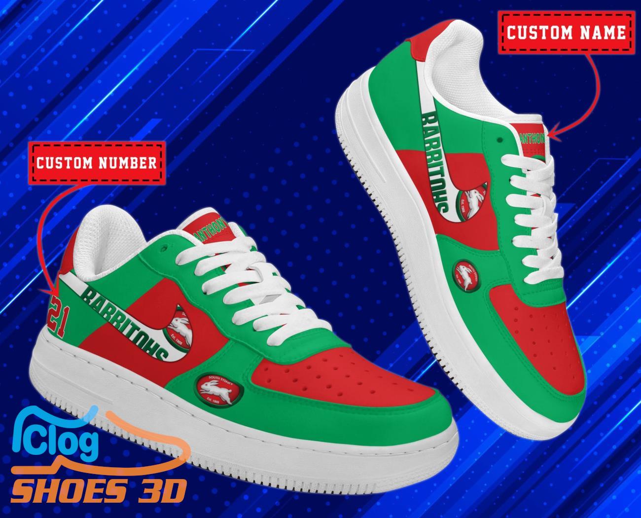 South Sydney Rabbitohs NRL Personalized Air Force Shoes For Men Women South Sydney Rabbitohs NRL Personalized Air Force Shoes For Men Women