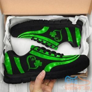 St Patrick's Day Irish Dog Shamrock Casual Running Sneakers 2 St Patrick’s Day Irish Dog Shamrock Casual Running Sneakers Product Photo 3