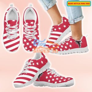 Star America Flag Atlanta Falcons Casual Sneakers For Sport Fans 1 Star America Flag Atlanta Falcons Casual Sneakers For Sport Fans Product Photo 2